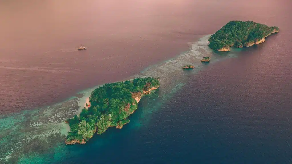 Drone View raja ampat
